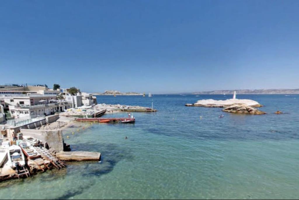 מרסיי Villa En Bord De Mer A Malmousque מראה חיצוני תמונה